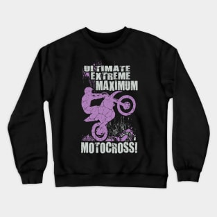 MOTOCROSS EXTREME STUNT Crewneck Sweatshirt